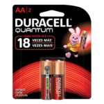 Duracell Quantum AA baterias em um pacote de 2
