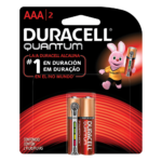 Duracell Quantum AAA baterias em um pacote de 2