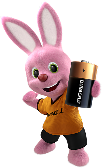 Duracell Bunny apresenta a bateria alcalina Duracell D