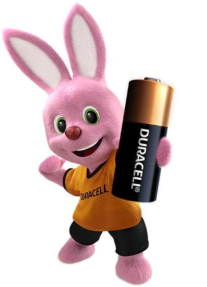 Bunny apresenta a bateria alcalina MN21 tamanho 12V da Duracell Specialty